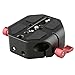 CAMVATE Camera 15mm Rod Type Universal Baseplate For Canon C100/300/500(Red)