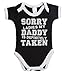 Sorry ladies my daddy is definitely taken funny baby boy/girl babygrow vest