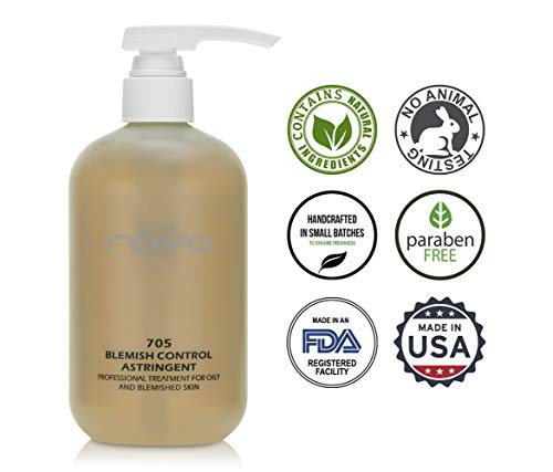 RAYA Blemish Control Astringent 16 oz (705) | Facial Toner for Very Oily and Break-Out Skin | Helps Normalize pH Levels and Regulate Oil Gland Secretion | Made With Vitamin-B | Great for Teens - Thumbnail 3