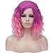 Beauwig Short Bob Natural Pastel Wavy Wig Women's 14