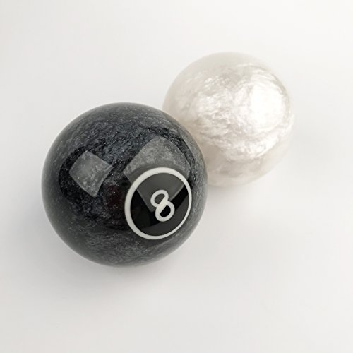 JaperBees Billiard Ball Pool Ball Set-Pearl Look Resin Ball, Complete 16balls, 4.3OZ(1/4 Lighter Than Regulation Weight) and 2-1/4 inch Diameter