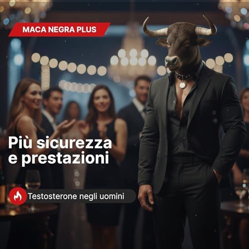 Maca Peruviana Plus – Maca Nera 45.000 mg Equivalenti (100:1), Arginina, Taurina, Vitamina B6 – Testosterone Uomo – 180 Capsule – Vegano, Senza Glutine né Lattosio – Pre workout, Energia e Muscoli — foto 4 di 8
