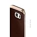 Caseology Envoy for Galaxy S7 Edge Case (2016) - Premium Leather - Leather Brown