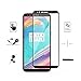 CIMOXI Screen Protector Compatible OnePlus 5T [2 Pack] Full Adhesive Maximum Screen Coverage 2.5D Tempered Glass Screen Guard Film, Case-Friendly Screen Saver OnePlus 5T-Black