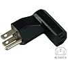 Conntek-Plug-Adapter-US-3-Prong-Plug-to-IEC-320-C13-Elbow-Adapter