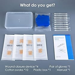 SEABIRD Emergency Wound Closure Device, Zip Sutures