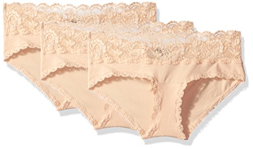 Cosabella Women's Say Never Maternity Hotpant 3 Pack Set, Blush/Blush/Blush, Small