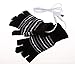 Lsgoodcare Black USB Fingerless Heating Knitting Hands Warm Gloves Gloves