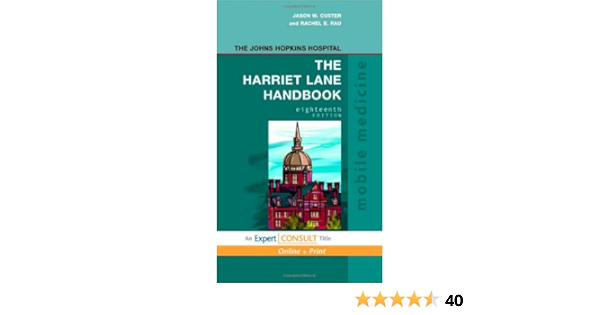 The Harriet Lane Handbook Mobile Medicine Series Expert Consult Online And Print 9780808924159 Medicine Health Science Books Amazon Com
