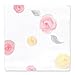 Amazing Baby Muslin Swaddle Blanket, Premium Cotton, Watercolor Roses, Pink, 1 Pack