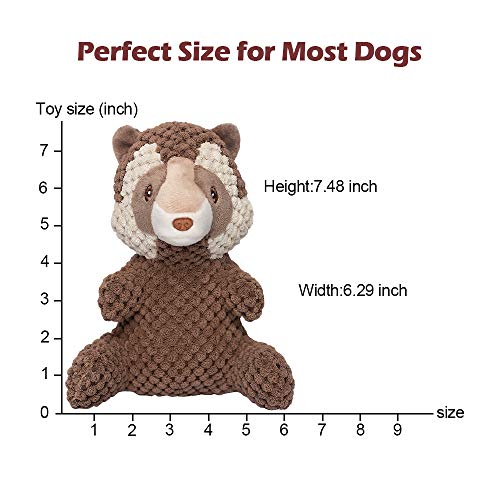 Beewarm Squeaky Dog Chew Toys for Large Medium Small Dogs Lifetime