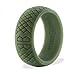 Barbell Bands Silicone Ring For Men | Premium Rubber Wedding Band | Perfect for Tactical Jobs, Weightlifting, Active Lifestyle
