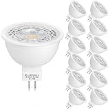 Mlambert 12 Pack MR16 LED Bulbs 50W Halogen