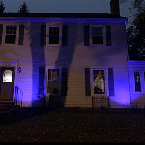   Hypergiant 12W Waterproof Plug in UV LED Spotlight ,Outdoor Black Lights,120V AC,3.3ft wire,Stake landscape Light for Outdoor Decoration Yard Lawn Patio Garden Path Tree(2-PACK) - Thumbnail 4