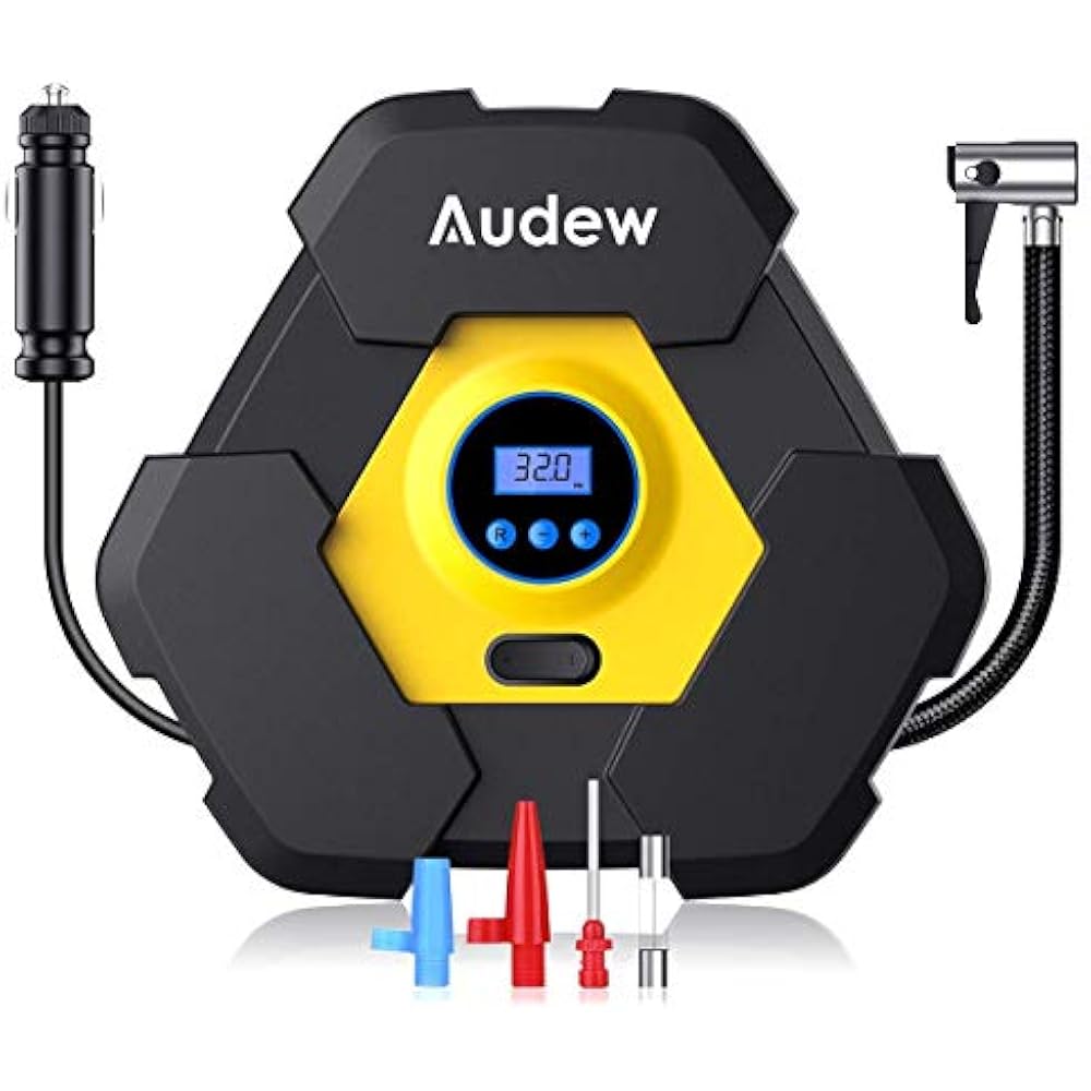 Portable tire inflator. Portable tire inflator