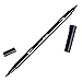 Tombow Dual Brush Pen, Black (66621)