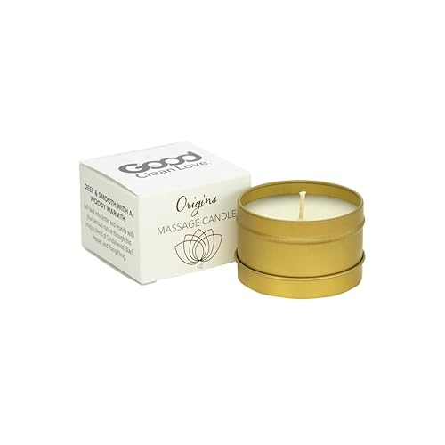 Good Clean Love Origins Massage Candle, Melts into an Aromatic
