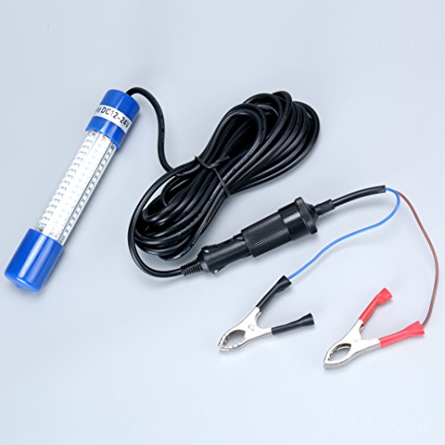 Amarine-made-12v-24v-8W-180-LED-1000-Lumens-IP68-Lure-Bait-Finder-Night-Fishing-Boat-Submersible-Deep-Drop-Underwater-Light-with-Battery-Clip-Power-Plug