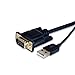 gofanco VGA to HDMI Converter Adapter USB Powered with 1080p & USB Audio Support – Male to Female for VGA-Equipped desktops and laptops to Connect to HDMI displays/HDTVs (VGAHDMI)
