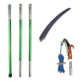 Jameson LS-6PKG-7 LS-Series Tree Pruner with 1-inch Capacity Anvil Cut and Three 6-Foot Fiberglass Poles