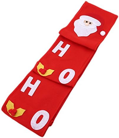 Rurah Tissue Box Cover Bags Paper Towel Hanging Bags Santa Claus Towel Set Covers Christmas Holiday Wedding Party Home Decor Napkin Holder Tissue Case Pouch