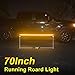 Led Running Board Lights for Trucks Amber Side Marker Kit, White Courtesy Light Extended Crew Cab 2pc 70Inch 216 Led Bar Bed Switchback Underglow Strip for Pickup Truck SUV Cars Work Van (1070)