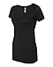 Next Level Ladies' Triblend Deep V 2XL VINTAGE BLACK