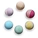 CUCGEN Bath Bombs Gift Set of 6 - USA Handmade with Natural Ingredients & Premium Fragrance Oil Blends - Coconut Oil - 4.5oz Each Individually Shrink Wrapped - Non-Greasy & No Glitter