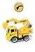 MUKIKIM Construct A Truck - Excavator. Take it Apart & Put it Back Together + Friction Powered(2-Toys-in-1!) Awesome Award Winning Toy That Encourages Creativity! …