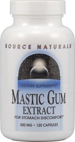 Source Naturals Mastic Gum Extract -- 500 mg - 120 Capsules - 2PC