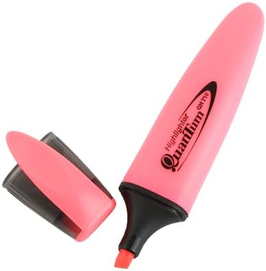 1 Pcs Pen Highlighter head cut Pink Quantam writing with Technology QH-710