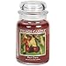 Village Candle Black Cherry 26 oz Glass Jar Scented Candle, Large