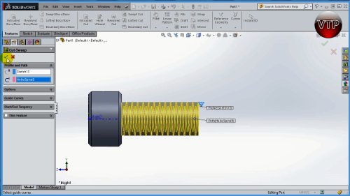 Solidworks 2014-2015 Advanced Modeling & Assemblies Video Tutorial in HD