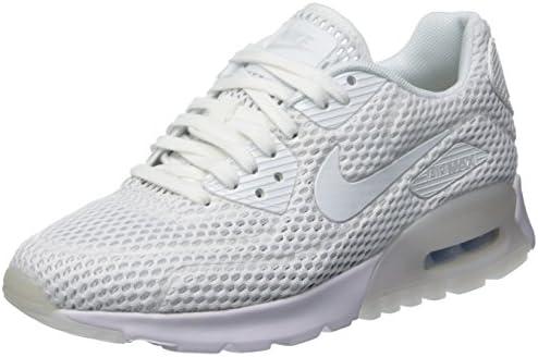 White Nike W Air Max 90 Ultra Breeze, White/Pure Platinum, 9.5