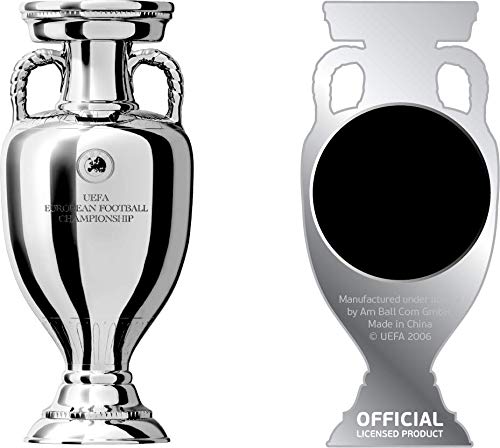 UEFA Euro 2020 Magnet Trophy Unisex Adult Grey, 70 mm