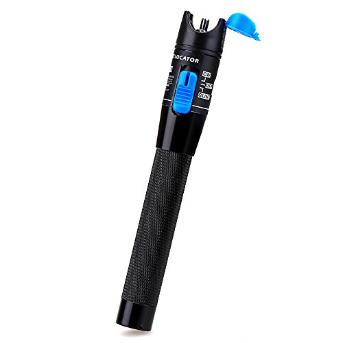 FTTH Fiber Optic Tool Kit 18 in 1 with Fiber Optical Power Meter and 1mW Visual Fault Locator and Cable Cutter Stripper Tool SKL-6C Fiber Cleave Multi-function Equipment Tool