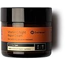 Vitamin C Night Cream For Skin Repair by Eve Hansen. Face Moisturizer is a Powerhouse Anti Aging Wrinkle Cream, Scar Cream, Skin Tightening Cream, Moisturizing Cream. Rich In Vitamins C, E, B5