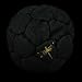 Dragonfly Footbags Midnight 32 Panel 75 Gram Metal Filled (Hacky Sack)