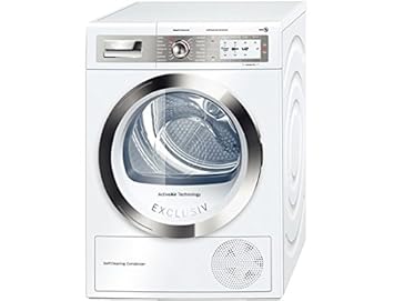 Bosch Wty887e25 Freestanding Front Load 9 Kg A Silver White