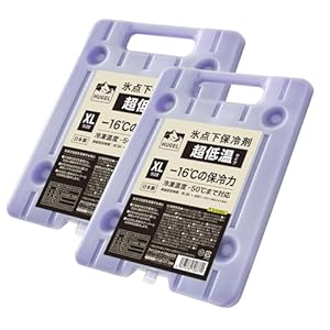 【Amazon.co.jp限定】 アイリスオーヤマ 超低温保冷剤 XLサイズ 2個セット HUGEL