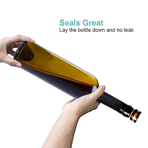 YASUNG Wine Bottle Stoppers with Vacuum,Reusable Silicone Wine Stopper Preserver,Air Pump Wine
