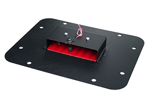 JEEP JK Tailgate Vent-Plate Cover with LED LIGHT / Spare Tire Delete