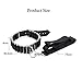 SM Neck Collar with Traction Rope Dog Slave Torture Neck Rings – Metal Sexy Restraints Kit for Neck Bondage Set for Couples, Adults,Blackthumb 1