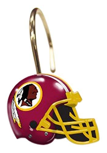 Northwest NFL Washington Redskins Shower Curtain Rings (Set of 12)