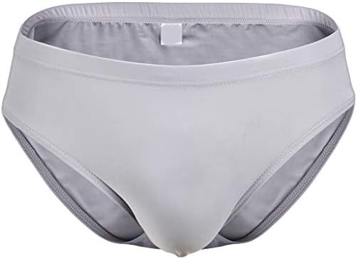 Aobuang Men's Briefs, Solid Low-waist Panties Ice-silk Extremely Soft Fabric Underpants Comfortable Underwear