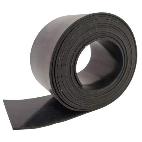 Rubber Sheet Warehouse .125" (1/8") Thick X 3" Wide X 10' Feet
