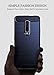 C&U OnePlus 7 Pro Case,UCC Shock Resistant Brushed Flexible Soft TPU Bumper Cover Phone Protective and Carbon Fiber Design for OnePlus 7 Pro(Blue)