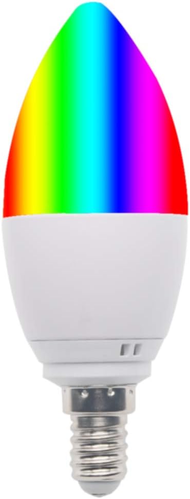 E14 WiFi Smart LED Candle Bulbs, Compatible with Alexa, Google Home and IFTTT