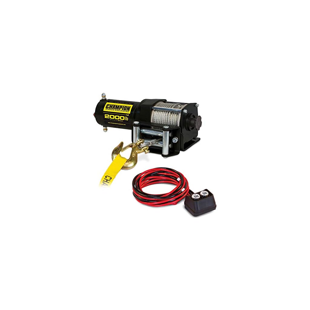 Champion Power Equipment12003 ATV/UTV Winch Kit, 2000lb. The Best Winch