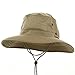 Big Size Floatable Nylon Oxford Hat - Khaki 2XL-3XL